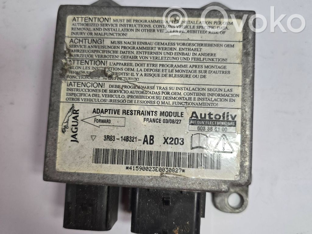 Jaguar S-Type Airbag control unit/module 