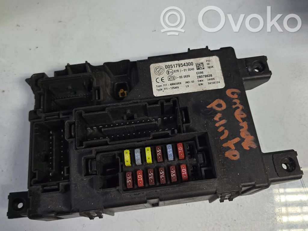Fiat Grande Punto Fuse module 