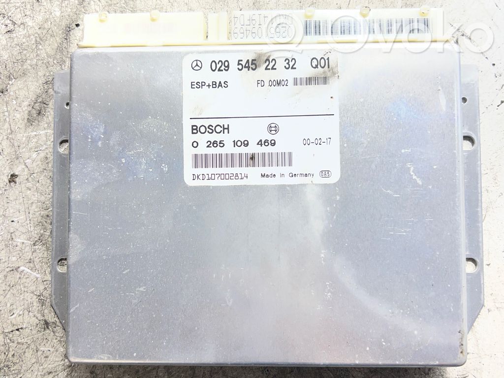 Mercedes-Benz A W168 ESP (stability system) control unit 