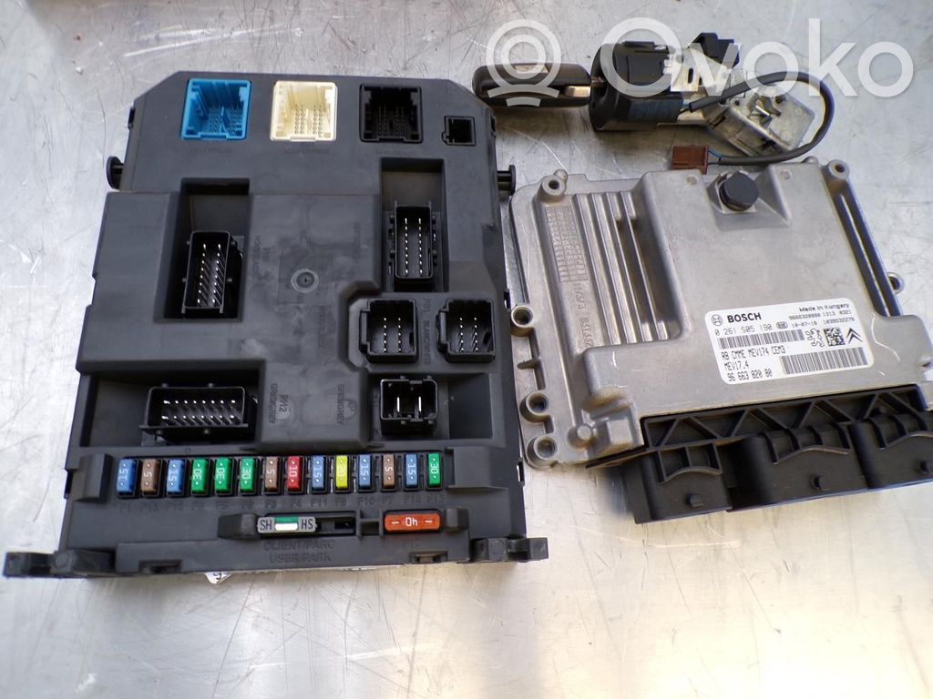 Citroen C3 Engine ECU kit and lock set 