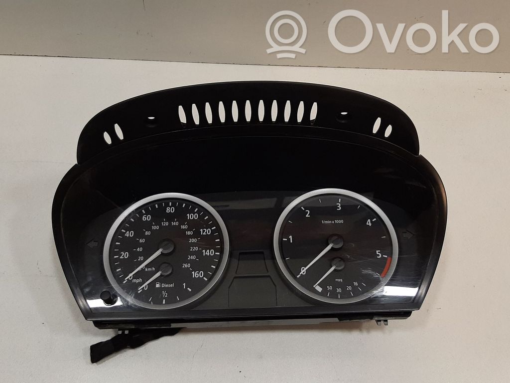 BMW 5 E60 E61 Spidometrs (instrumentu panelī) 