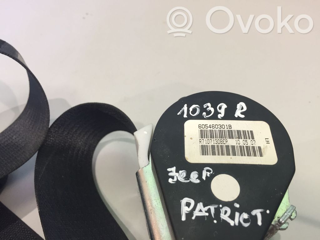 Jeep Patriot Cinturón trasero 