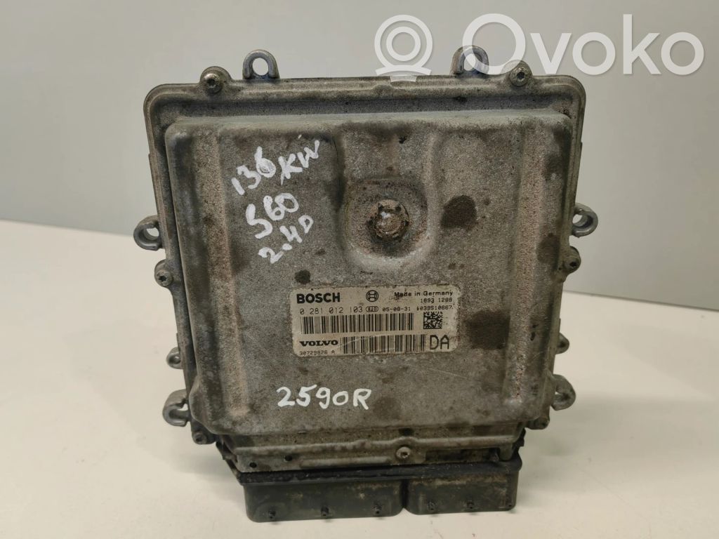 Engine control unit/module   30729826A,0281012103
