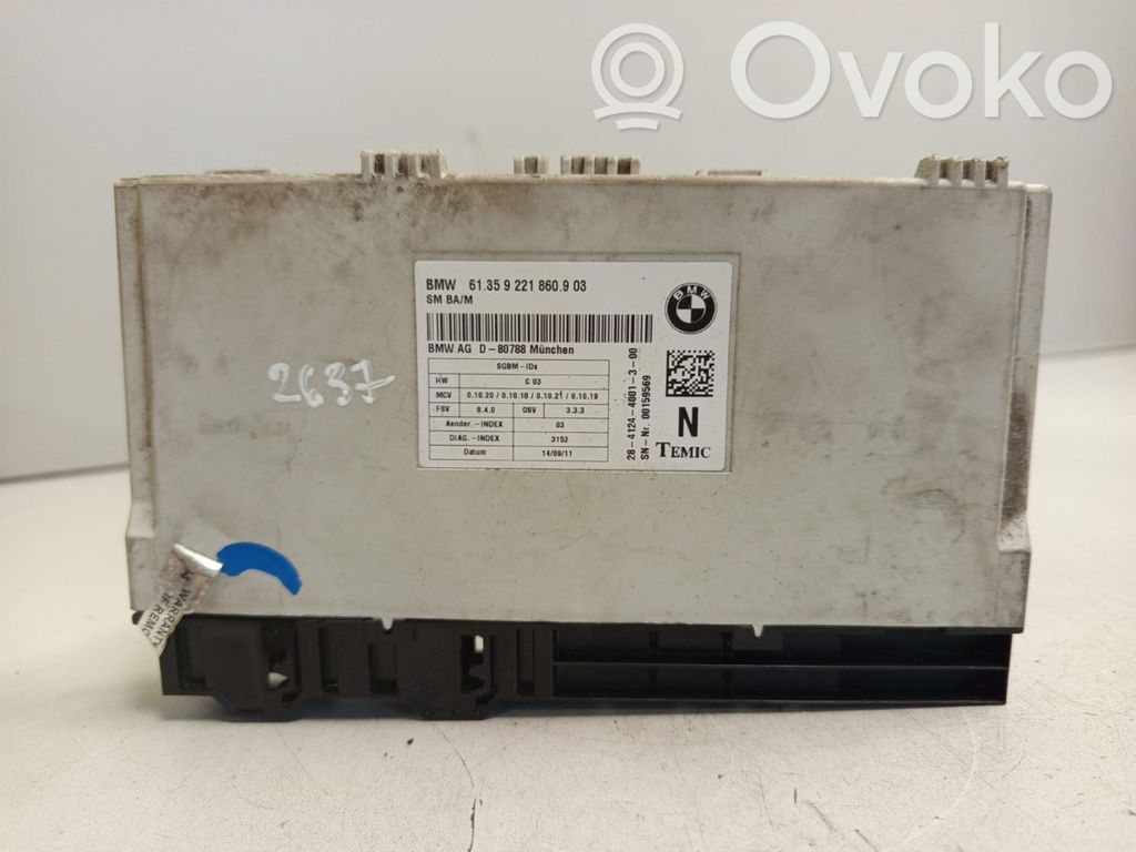 BMW X5 E70 Seat control module 