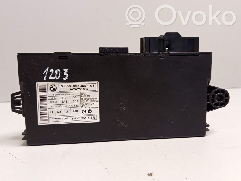 BMW 5 E60 E61 CAS control unit/module 