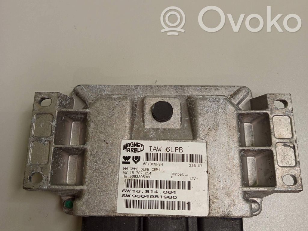 Citroen C4 I Engine control unit/module 