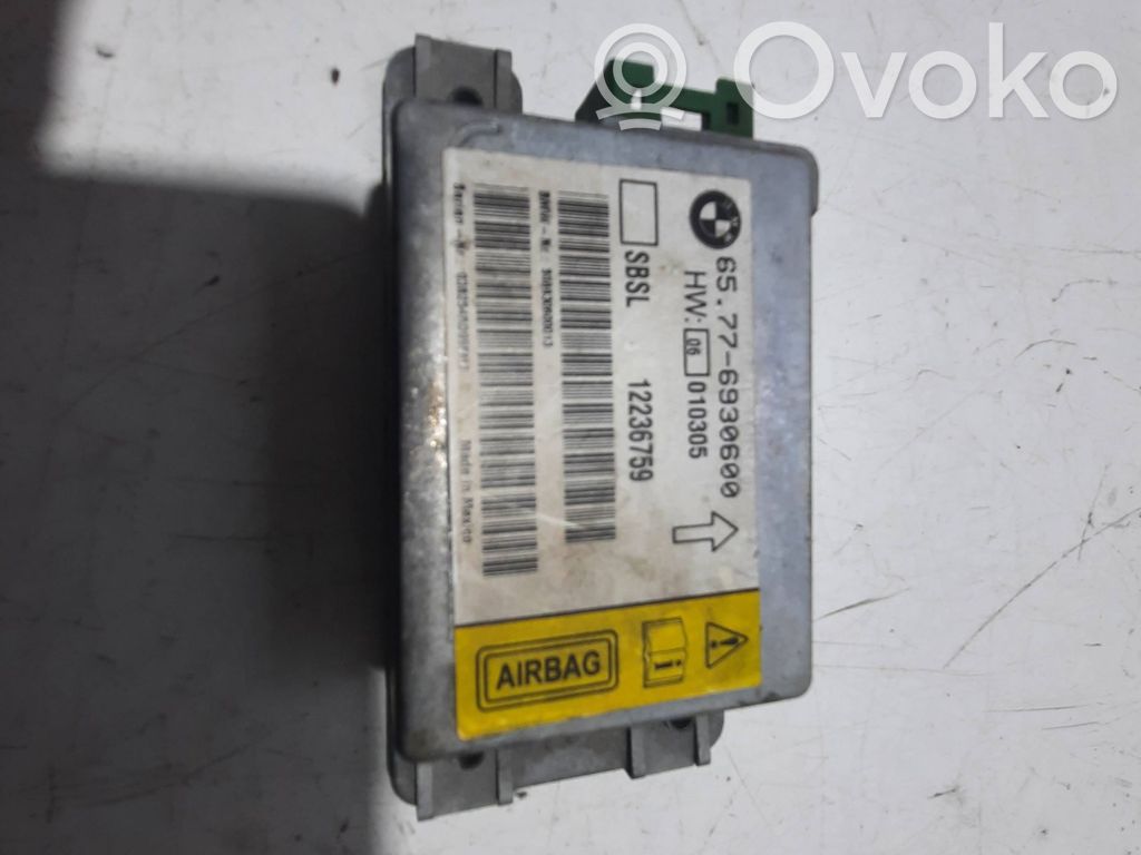 BMW 7 E65 E66 Module de contrôle airbag 