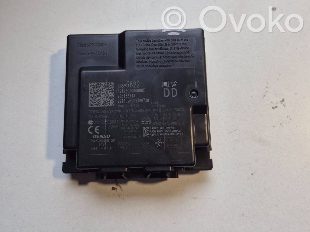 Opel Astra K Keyless (KESSY) go control unit/module 