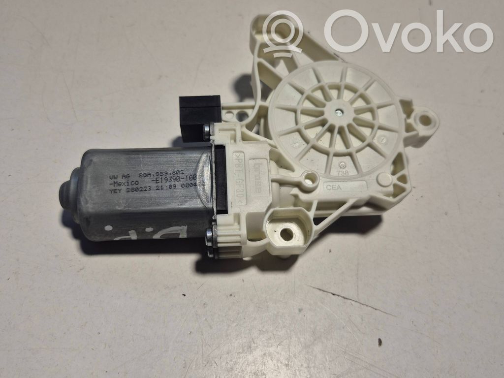 Silnik regulatora szyby drzwi przednich   80A959802,E19390100,28022309