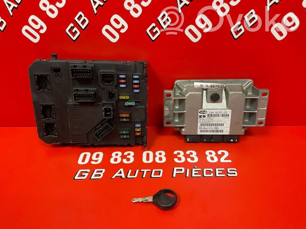 Peugeot 206 Engine ECU kit and lock set 