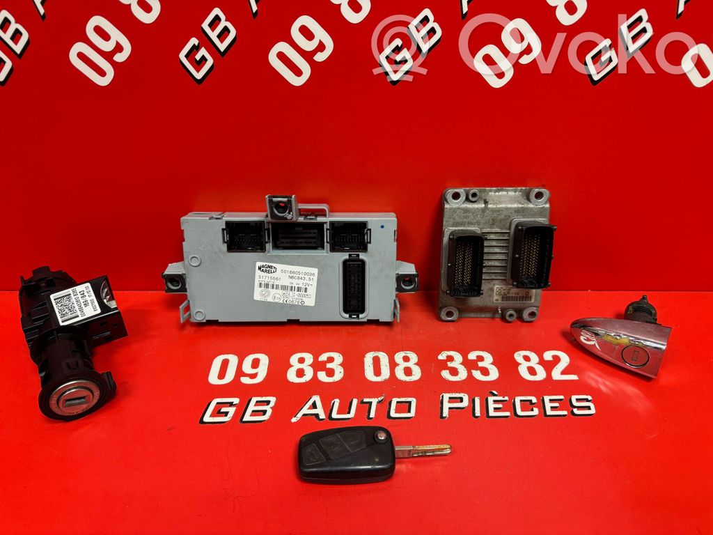 Lancia Ypsilon Engine ECU kit and lock set 