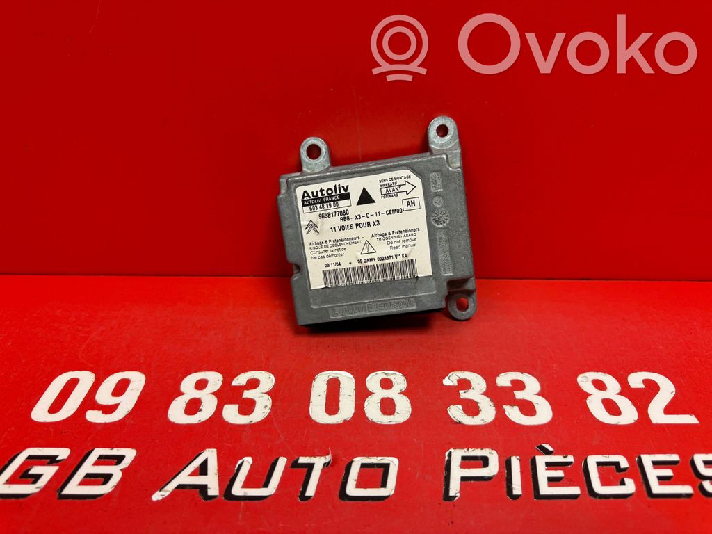 Airbag control unit/module   9658177080,603481900