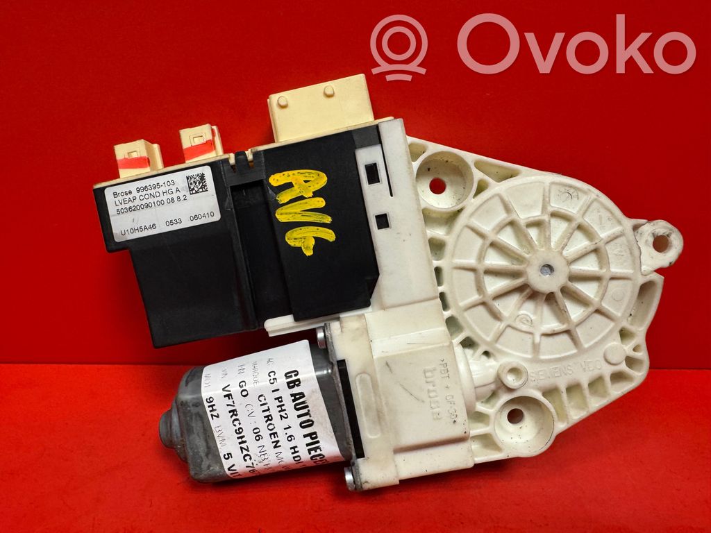 Citroen C5 Front door window regulator motor 