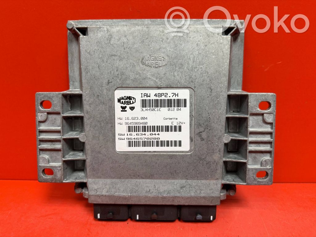 Engine control unit/module   IAW48P27H,9646570280,9645989480