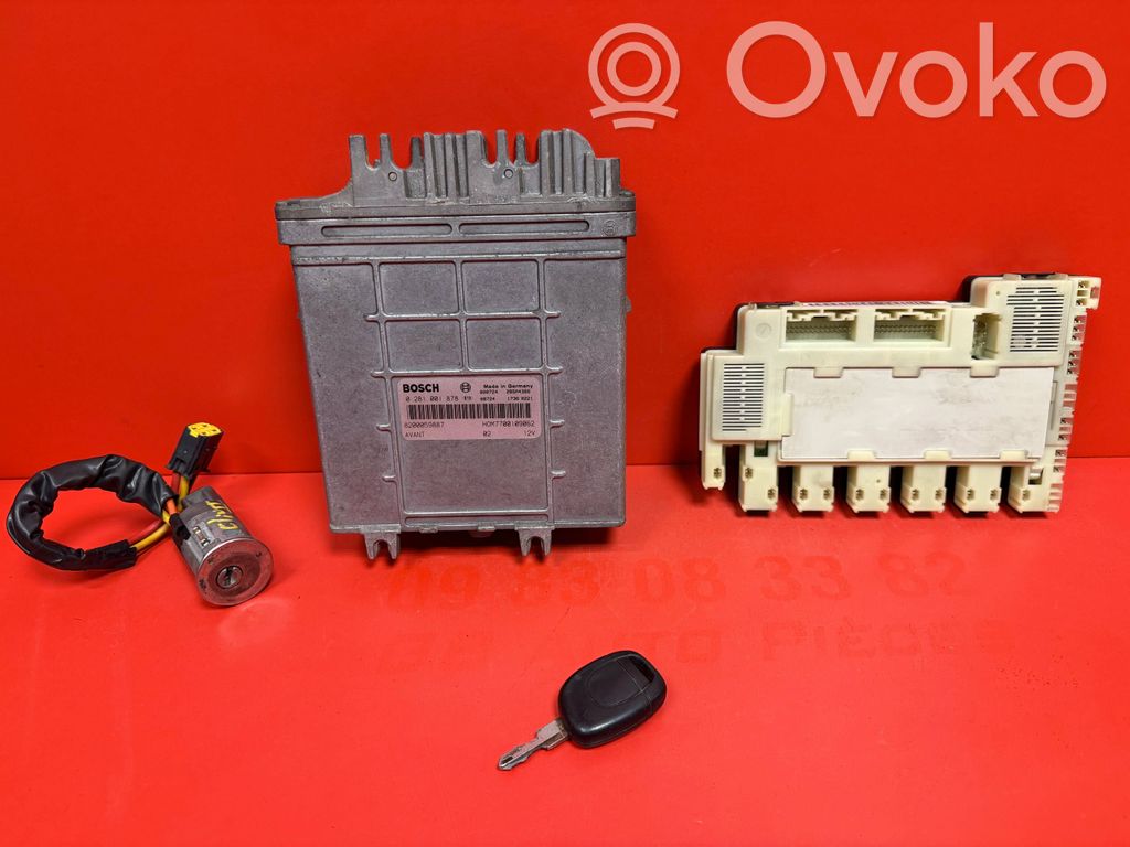 Renault Clio II Engine ECU kit and lock set 