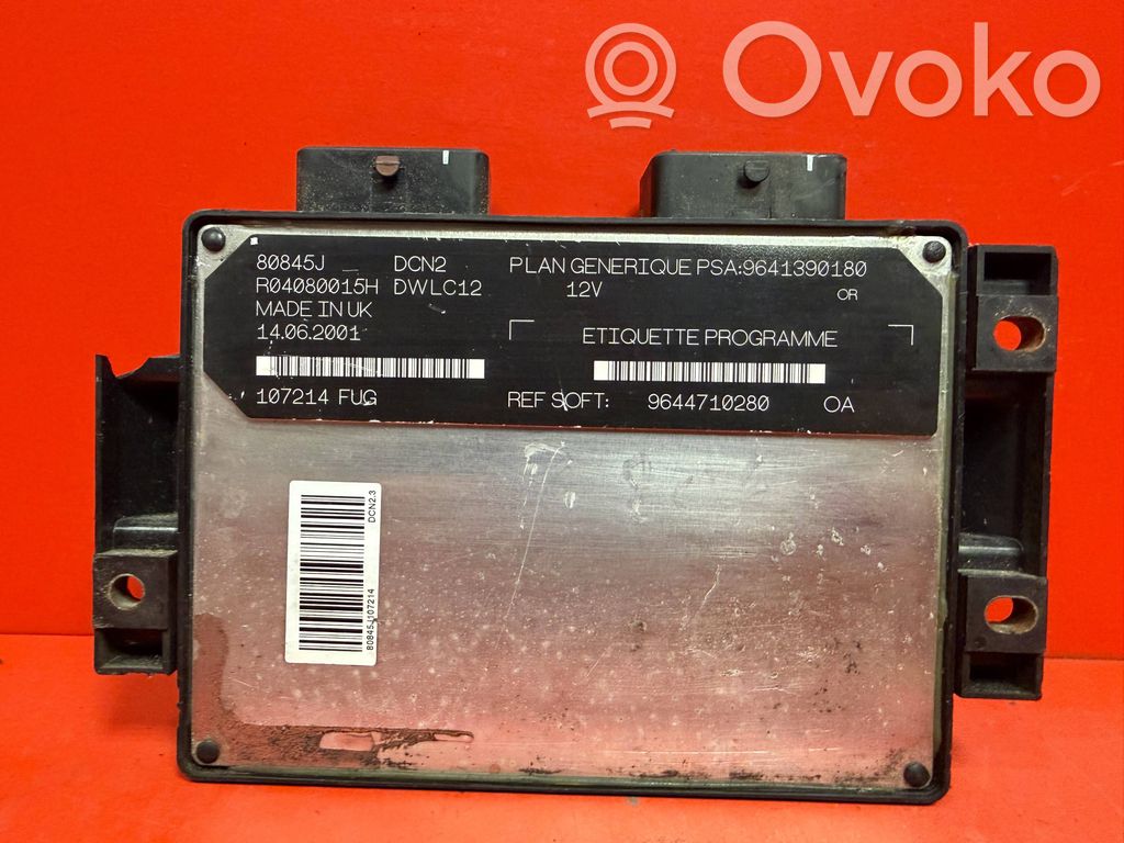 Peugeot 206 Engine control unit/module 