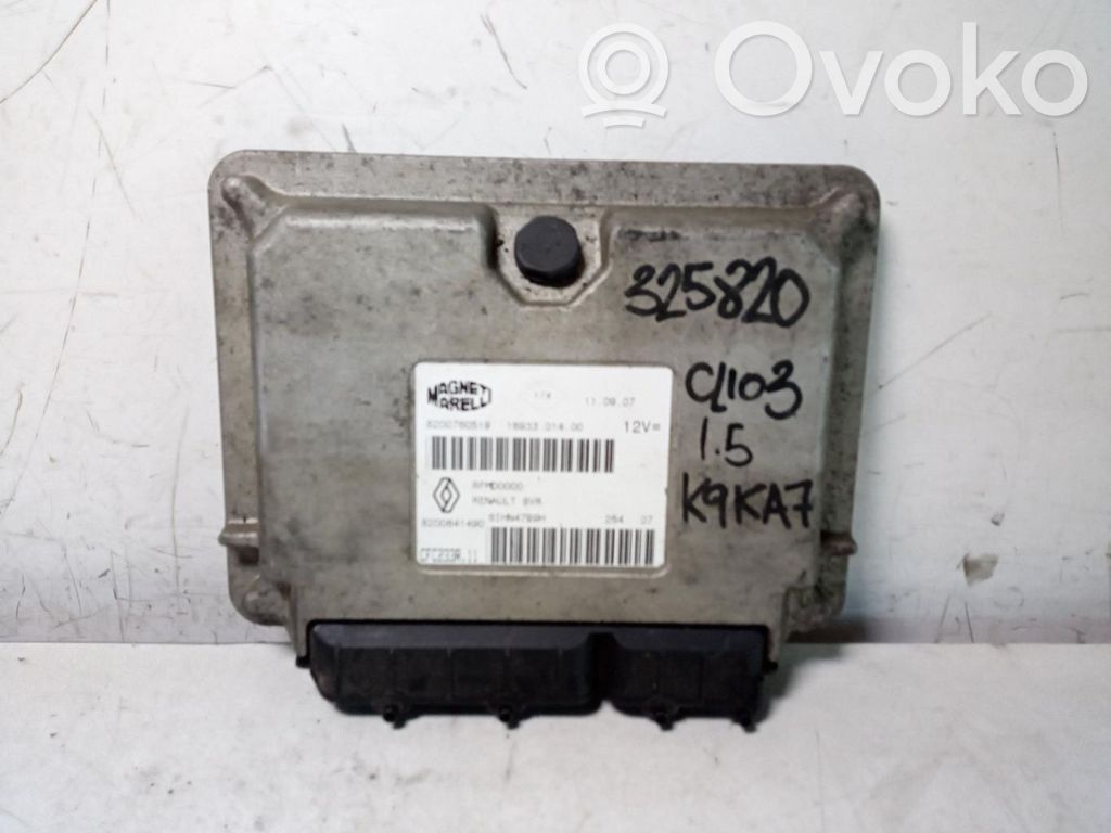 Renault Clio III Engine control unit/module ECU 