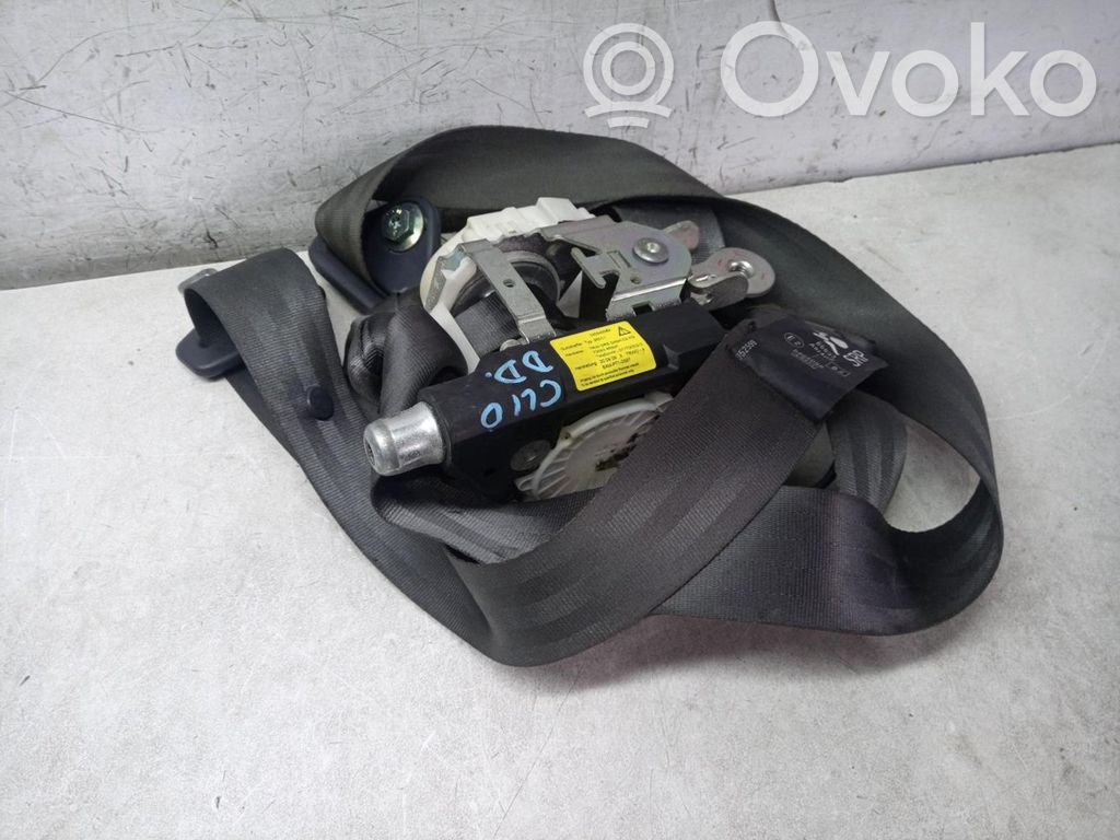 Renault Clio III Pas bezpieczeństwa fotela przedniego 