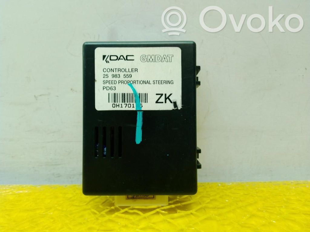 Chevrolet Meriva Engine control unit/module 
