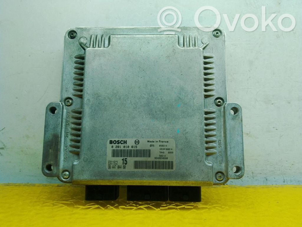 Engine control unit/module ECU   9644704480