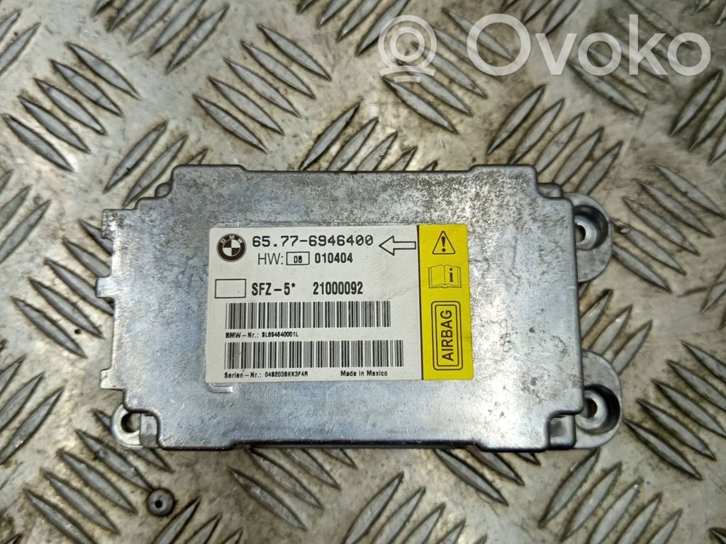 BMW 5 E60 E61 Unidad de control/módulo del Airbag 