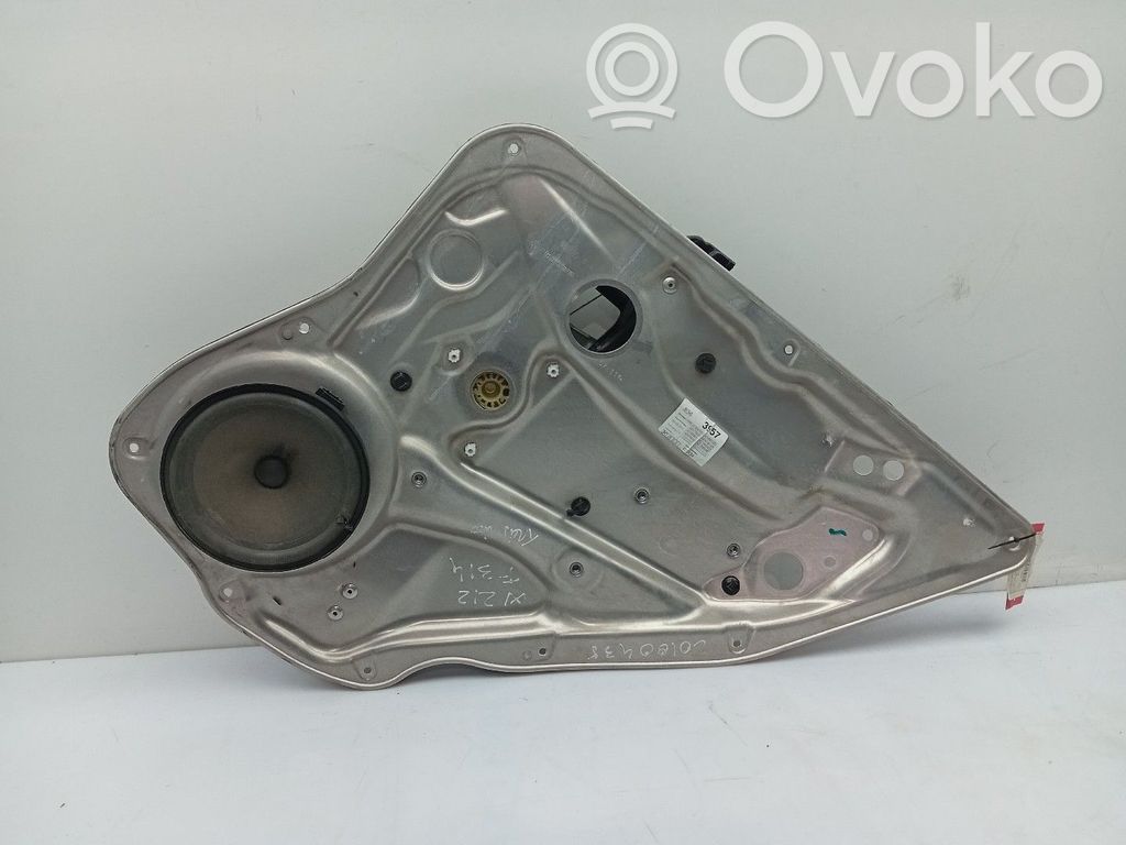 Mercedes-Benz E W212 Fensterhebermechanismus ohne Motor Tür hinten 