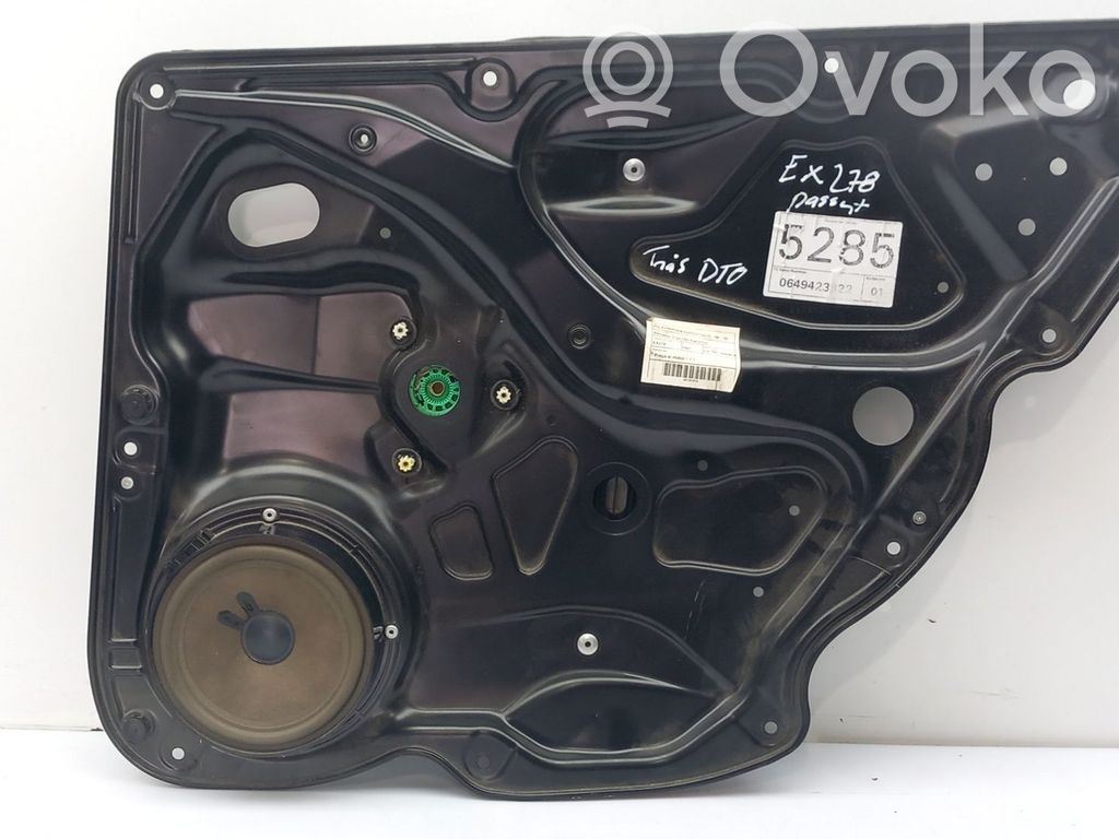 Volkswagen PASSAT B6 Macara geam spate fără motor 