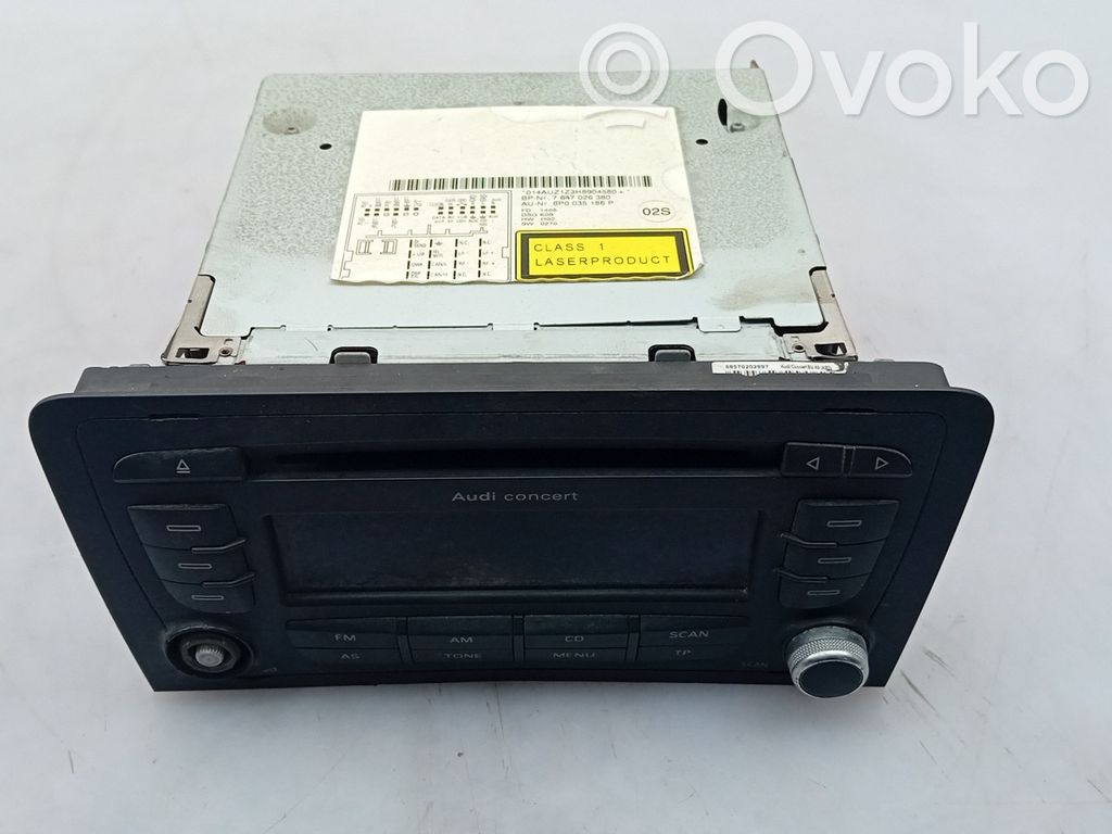 Audi A3 S3 8P Unità principale autoradio/CD/DVD/GPS