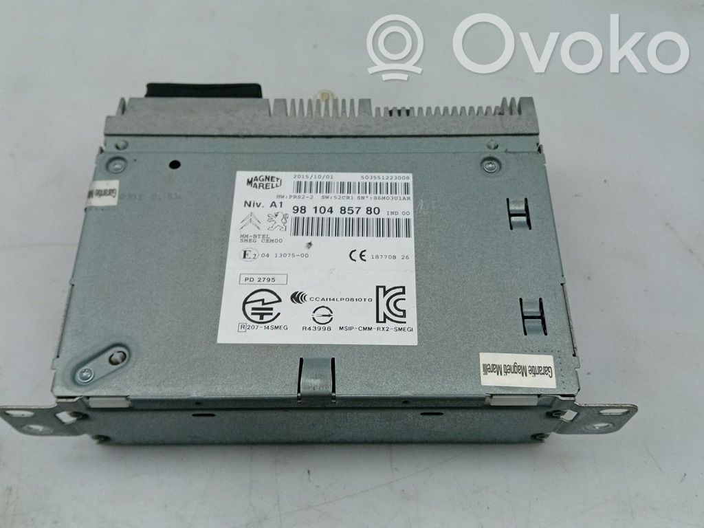 Citroen C4 Grand Picasso Unidad delantera de radio/CD/DVD/GPS