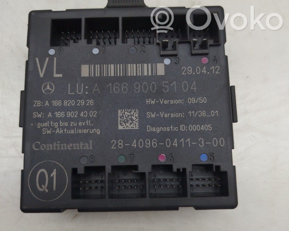 Autres unités de commande / modules   A1669005104
