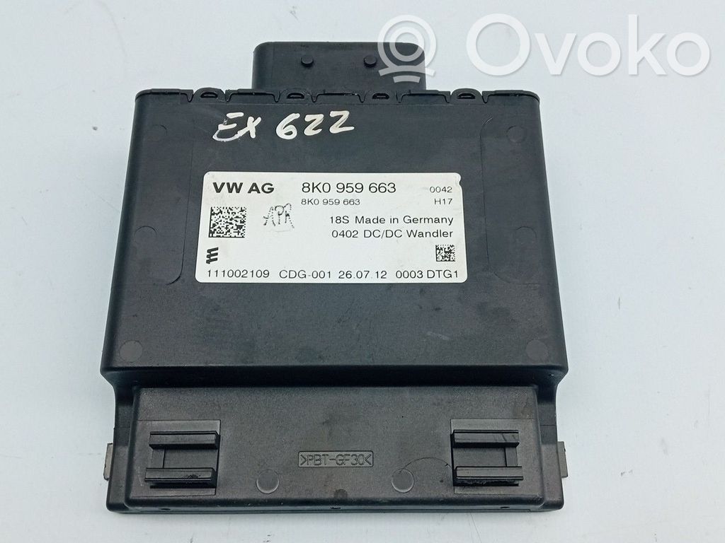 Otras unidades de control/módulos   8K0959663