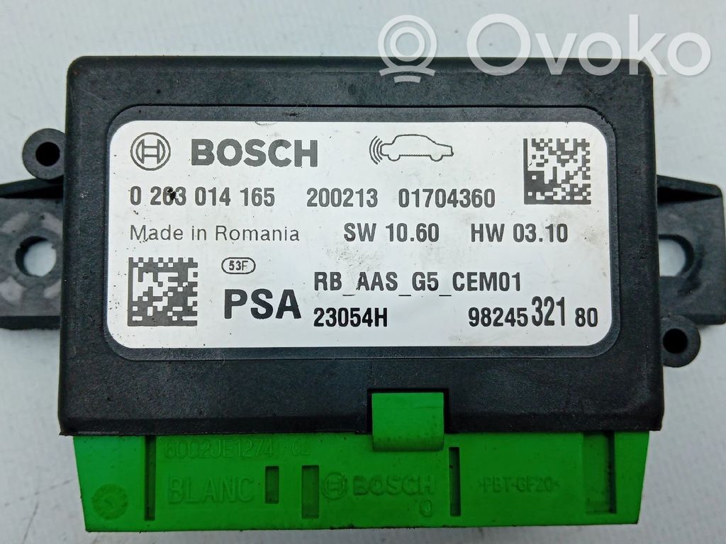 Citroen C3 Pysäköintitutkan (PCD) ohjainlaite/moduuli