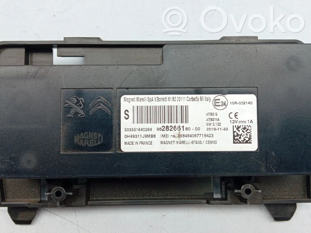 Citroen C3 Bluetooth control unit module 