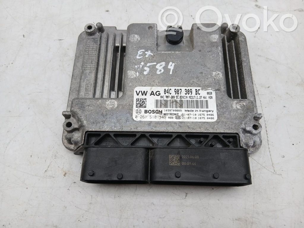 Unidad de control/módulo del motor   04C907309BC