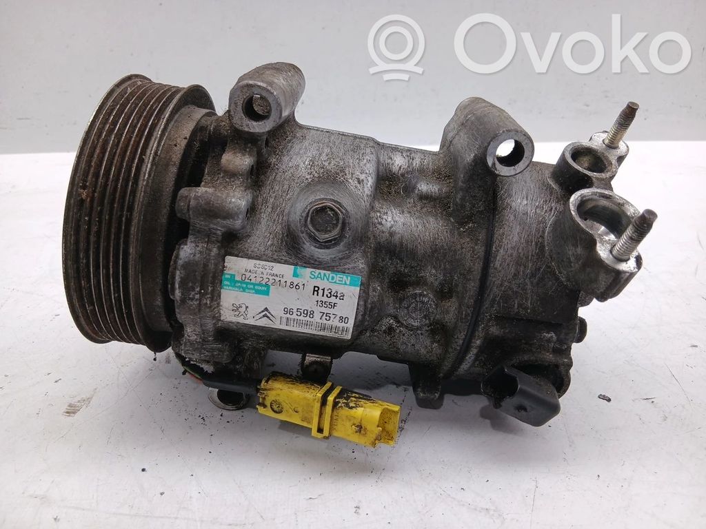 Peugeot 207 Compressore aria condizionata (A/C) (pompa)