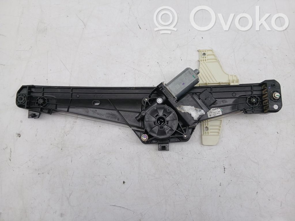 Peugeot 3008 II Fensterhebermechanismus ohne Motor Tür hinten 