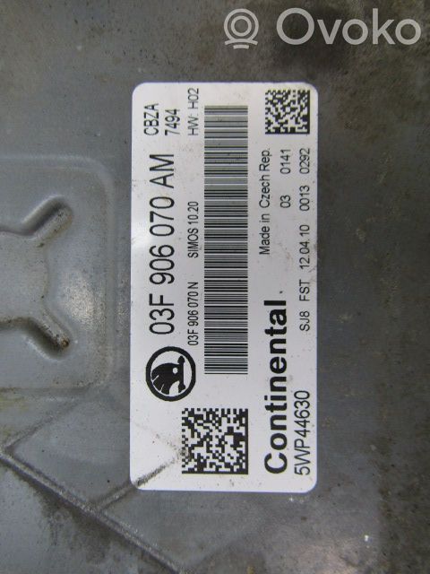 Skoda Fabia Mk2 (5J) Engine control unit/module ECU 