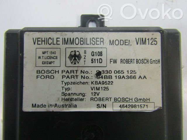 Ford Maverick Immobilizer control unit/module 