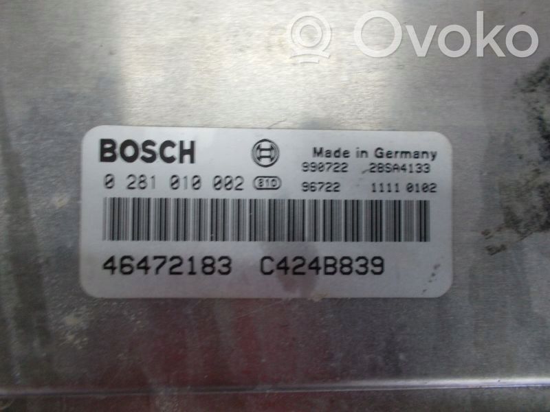 Fiat Lybra Engine control unit/module ECU 