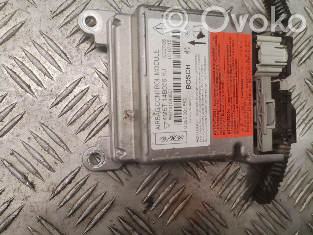 Airbag control unit/module   4M5T14B056