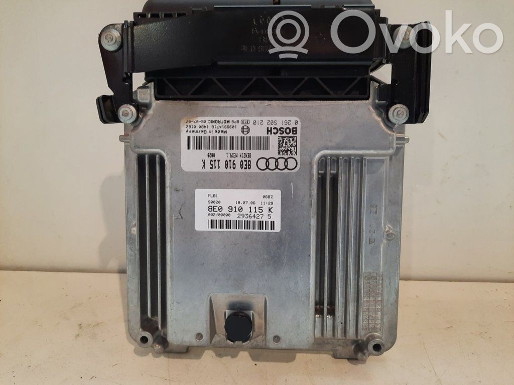 Engine control unit/module   8E0910115K,8E0910115K,0261S02210,0261S02210,8E0910115K