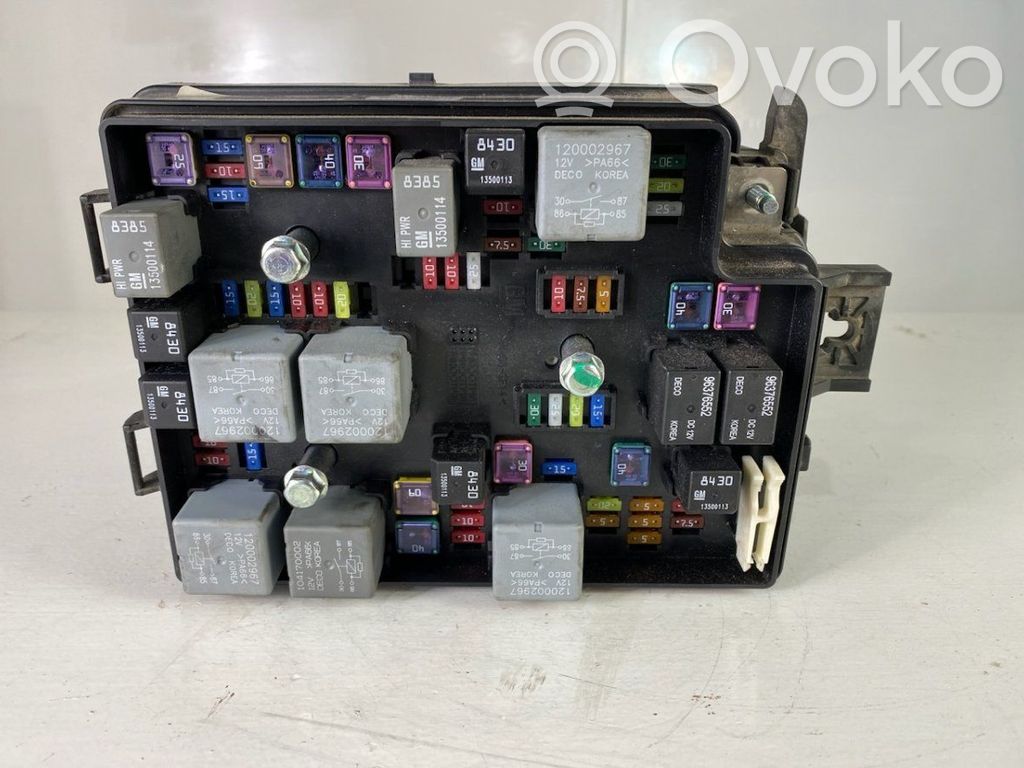 Chevrolet Aveo Fuse box set 