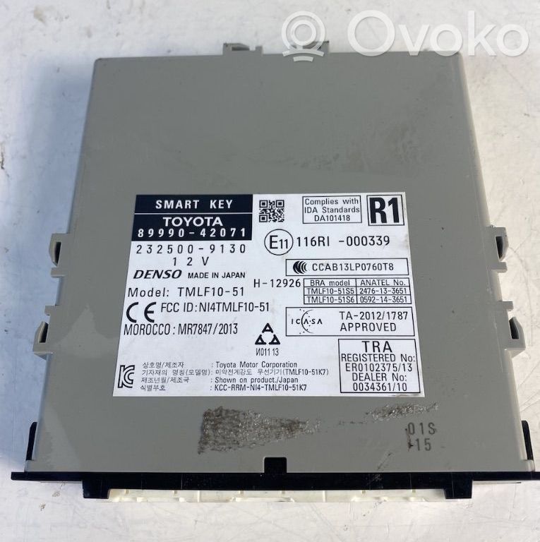 Toyota RAV 4 (XA40) Unitate/modul de control fără cheie (KESSY) 