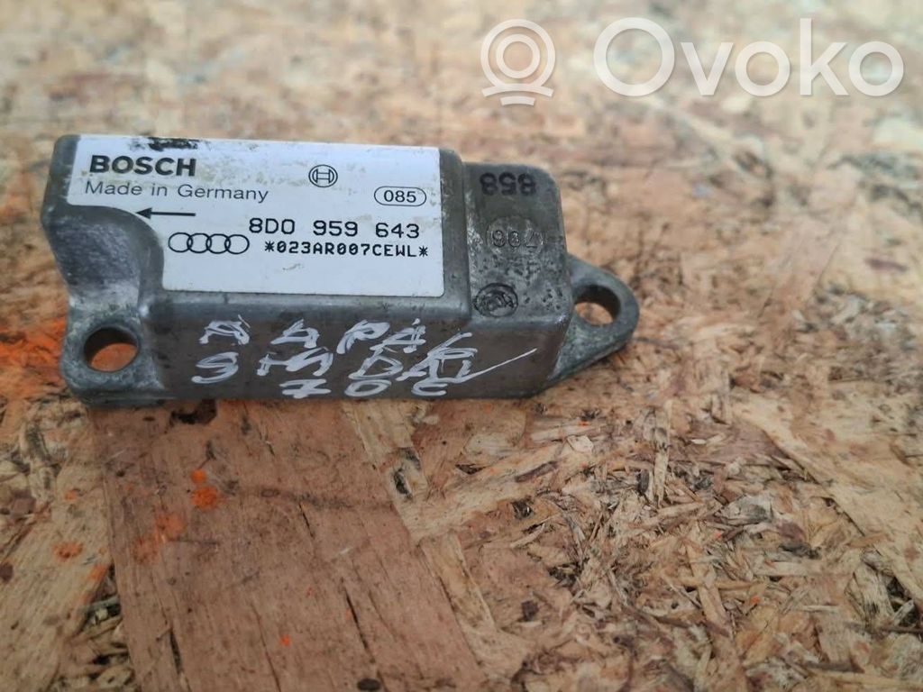 Audi A4 S4 B6 8E 8H Airbagsensor Crashsensor Drucksensor 