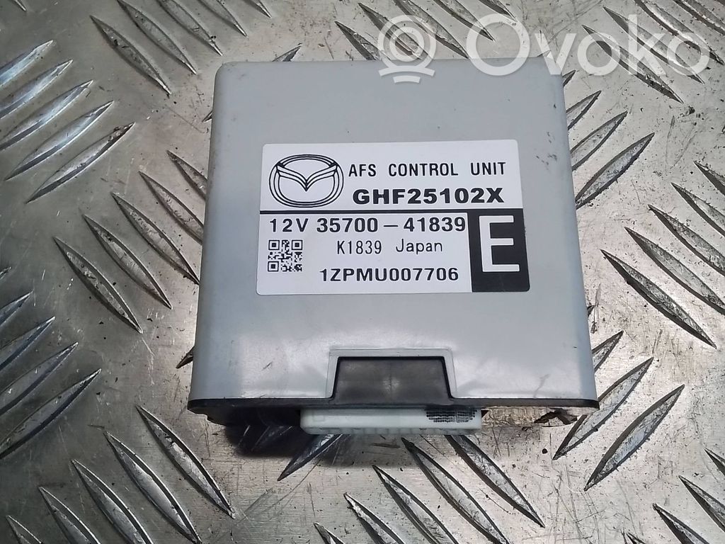 Mazda 6 Other control units/modules 