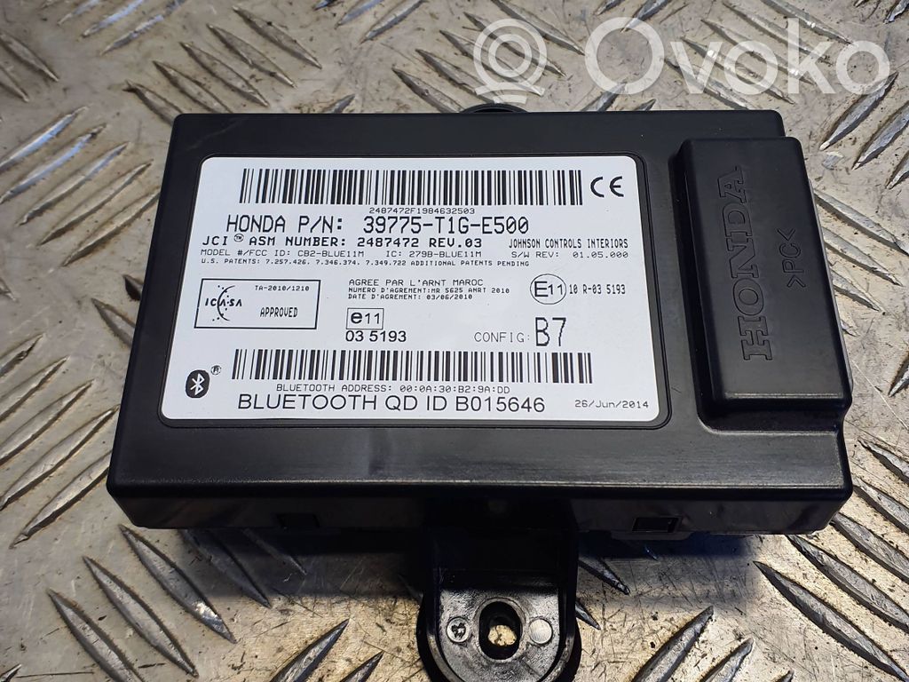 Honda CR-V Bluetooth control unit module 