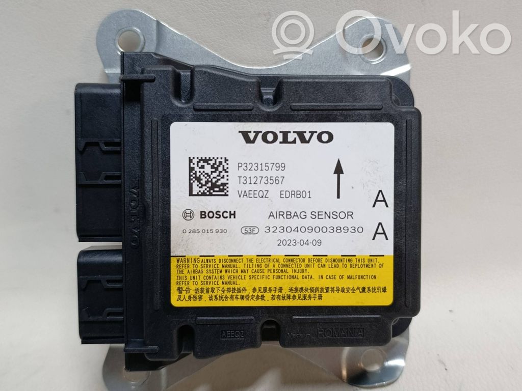 Volvo XC40 Airbag control unit/module 