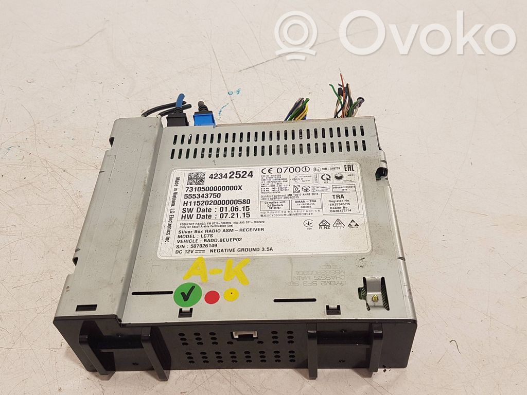 Opel Astra K Panel / Radioodtwarzacz CD/DVD/GPS 