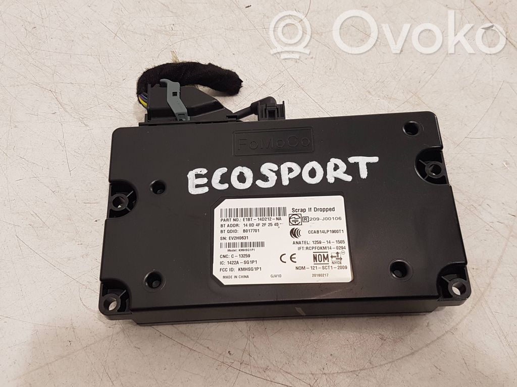 Unidad de control/módulo de bluetooth   E1BT14D212NA,B017701,1422ASG1P1,121SCT12009,1259141505,140D4F2F254,209J00106,CCAB14LP1900T1