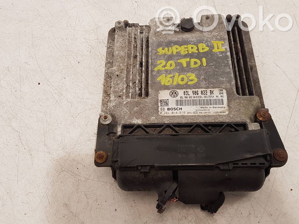 Skoda Superb B6 (3T) Engine control unit/module 